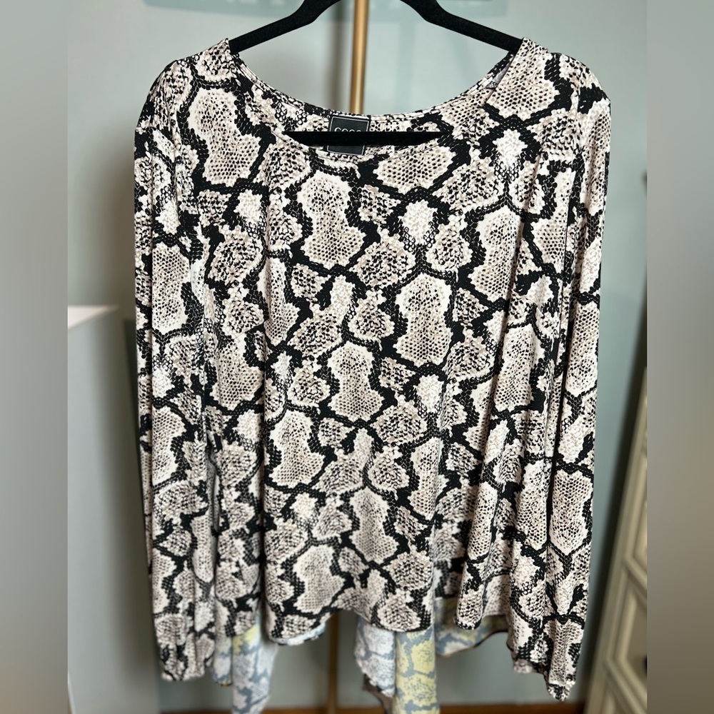 Coco Bianca Top Blouse Size Large Women’s